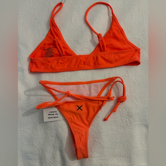 Boutine LA Orange Bikini Set NWT size M Beach Resort Vacation Wear - Picture 10 of 10